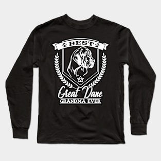 Great Dane Grandma Long Sleeve T-Shirt